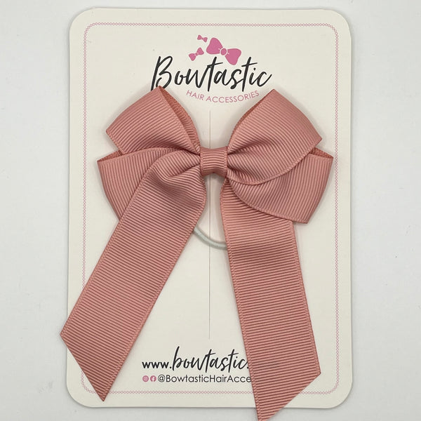 3.5 Inch Tail Bow Thin Elastic - Sweet Nectar