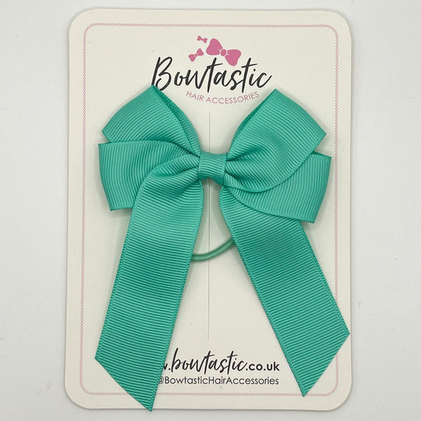 3.5 Inch Tail Bow Thin Elastic - Tropic