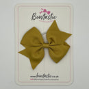 3.5 Inch Flat Bow Thin Elastic - Dijon