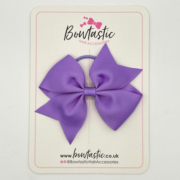 3.5 Inch Flat Bow Thin Elastic - Hyacinth