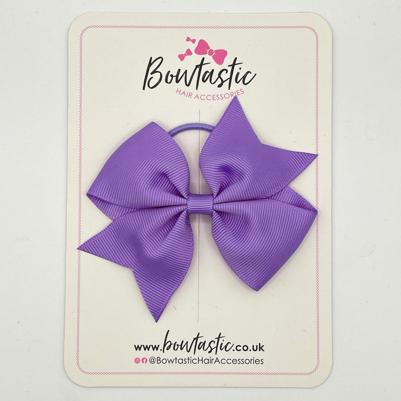 3.5 Inch Flat Bow Thin Elastic - Hyacinth