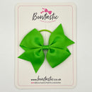 3.5 Inch Flat Bow Thin Elastic - Green Flash