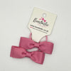 2.75 Inch Flat Bow Thin Elastic - Wild Rose - 2 Pack