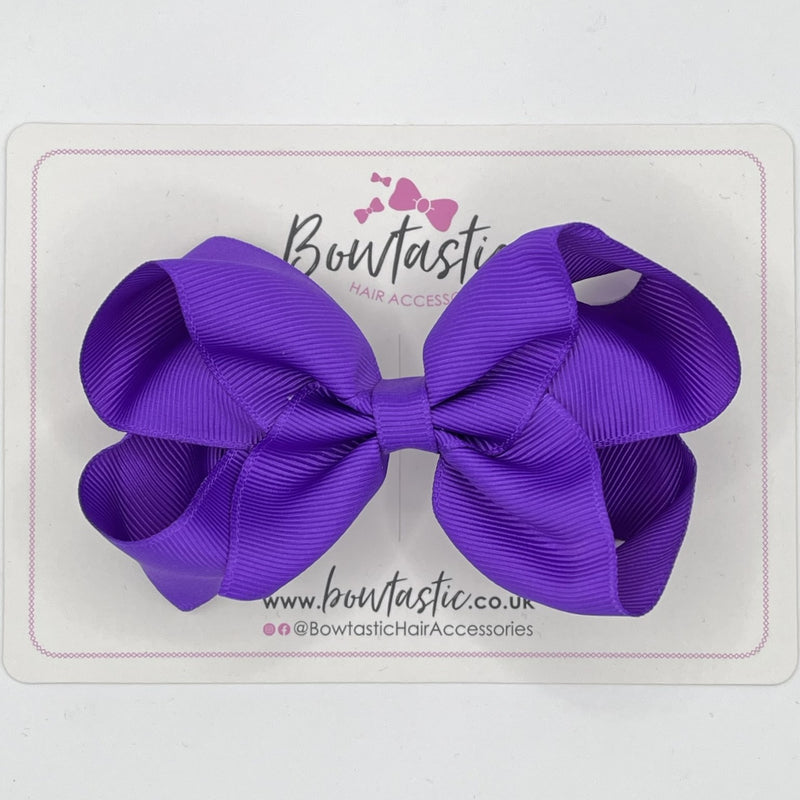 4 Inch Bow - Purple