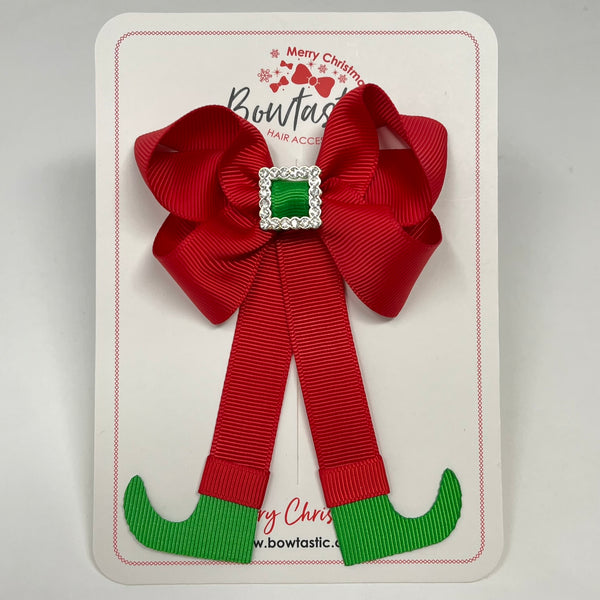 Christmas - 3 Inch Bow - Elf Feet