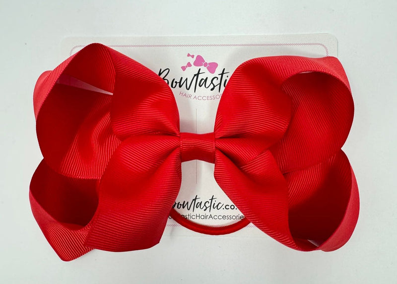 6 Inch Bow Bobble - Red