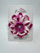 4 Inch Flower Bow - Garden Rose & Sideshow Rose