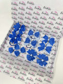 School Bundle - 10 Items - Matching Pairs - Royal Blue & Bluebell - Clips & Bobbles