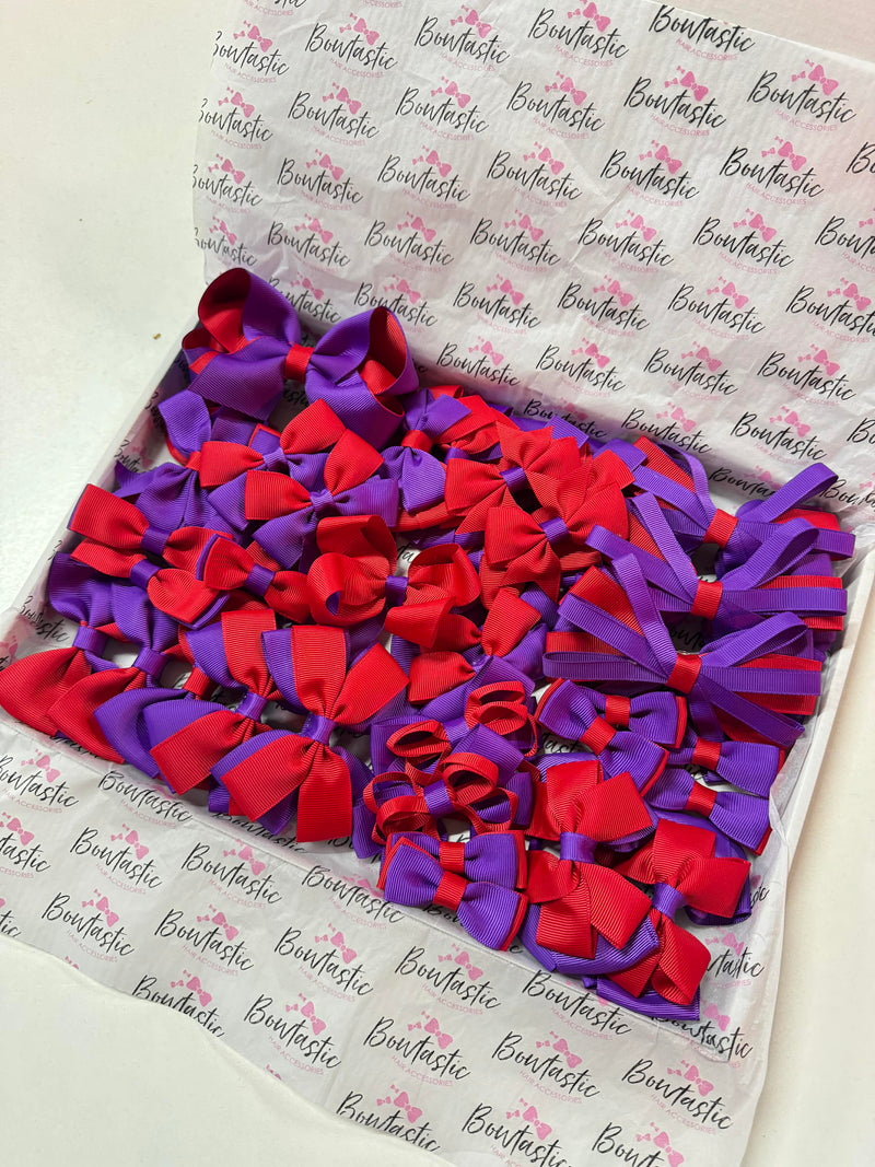 School Clearance Bundle - 36 Items - Purple & Red