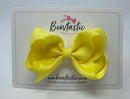 3.5 Inch Bow Style 2 - Lemon