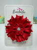 4 Inch Flower Bow - Red