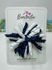 3.5 Inch Corker Bow - Navy & White