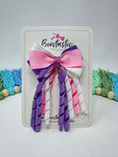 3 Inch Bow Corker - Grape, Pink & White