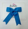 3.25 Inch Tail Bow Thin Elastic - Turquoise