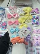 Surprise Bundle - Matching Pairs - Small Bows - 10 Pack - Pastels