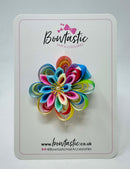 2.5 Inch Flower Bow - Ombre