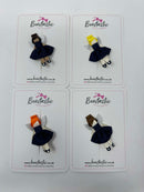 Novelty Bow - Fairy - Navy