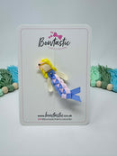 Novelty Bow - Mermaid - Iris & Icy Pink