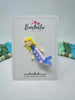 Novelty Bow - Mermaid - Iris & Icy Pink