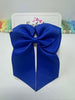 4 Inch Tail Bow - Cobalt