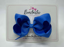 3.5 Inch Bow Style 2 - Royal Blue