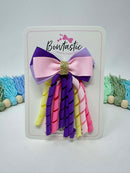 3 Inch Bow Corker - Purples, Pinks & Baby Maize