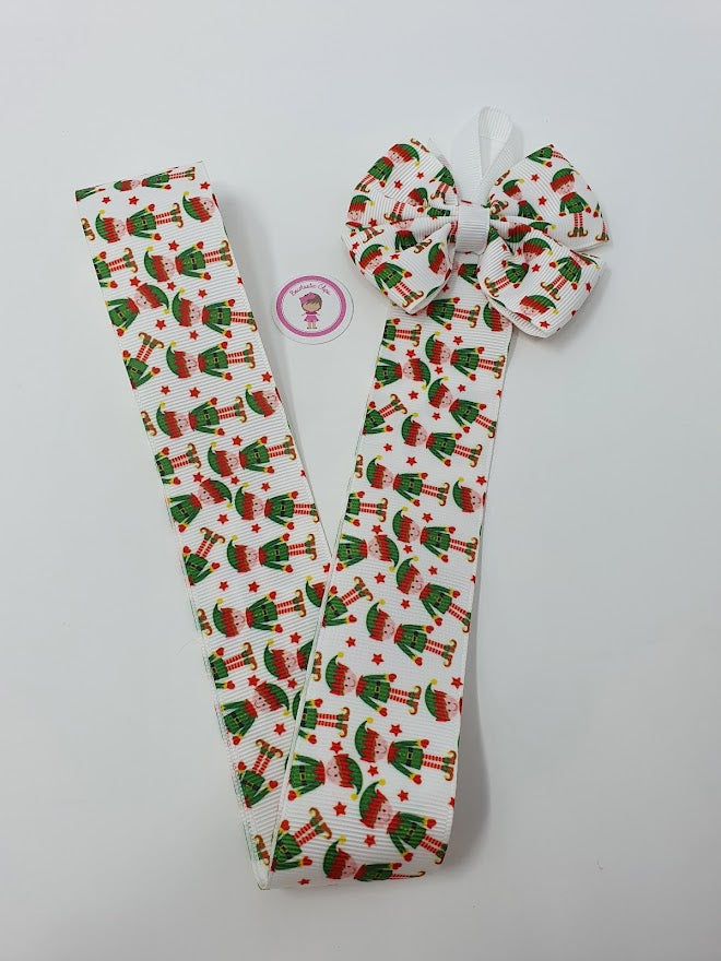 Christmas - Bow Holder - Elf Print