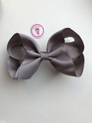 4 Inch Bow Bobble - Silver