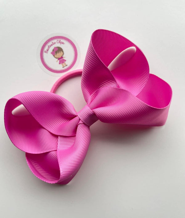 4.5 Inch Bow Bobble - Rose Bloom