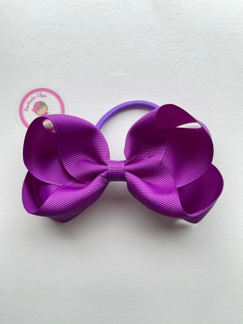 4.5 Inch Bow Bobble - Ultra Violet