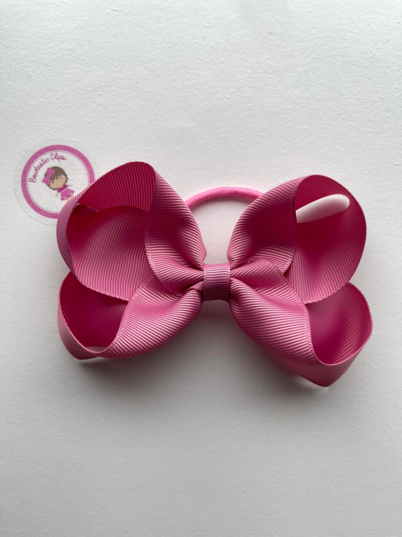 4.5 Inch Bow Bobble - Wild Rose