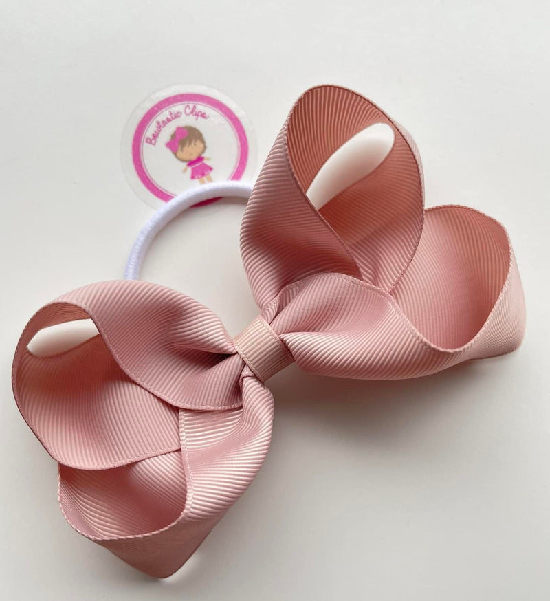 4.5 Inch Bow Bobble - Vanilla