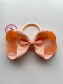 4.5 Inch Bow Bobble - Petal Peach