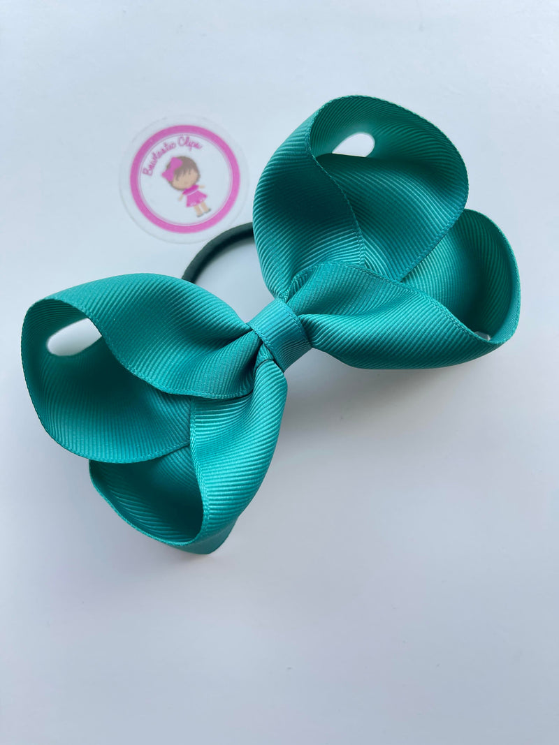 4.5 Inch Bow Bobble - Jade Green