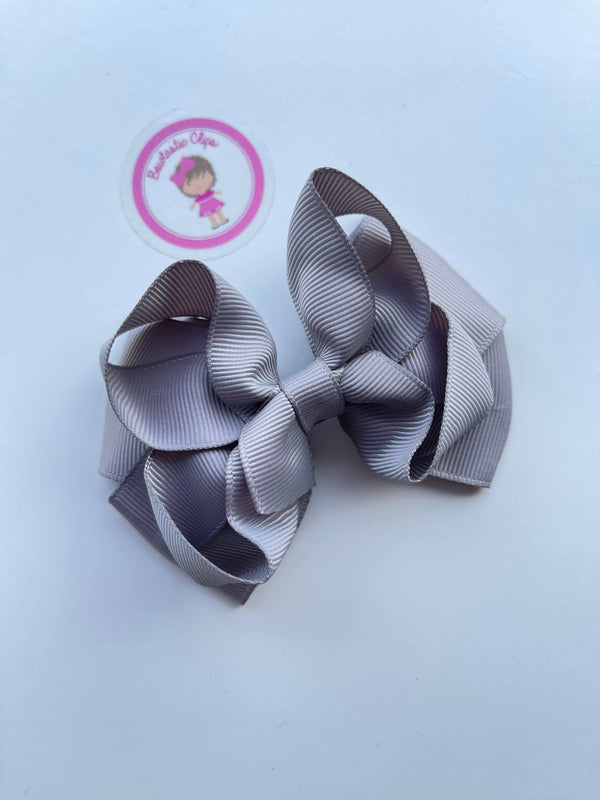 3.5 Inch Double Bow - Silver