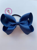 4.5 Inch Bow Bobble - Light Navy