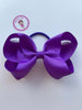 4.5 Inch Bow Bobble - Purple