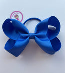 4.5 Inch Bow Bobble - Royal Blue