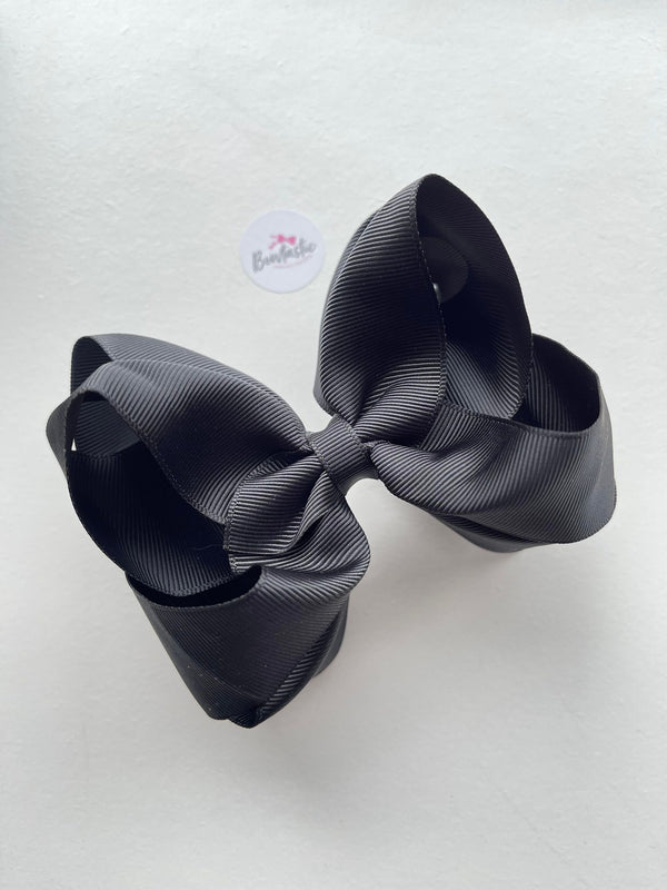 5 Inch Double Bow - Black