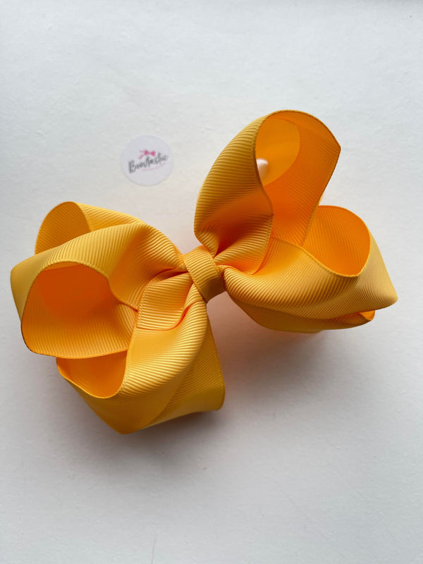 5 Inch Double Bow - Yellow Gold