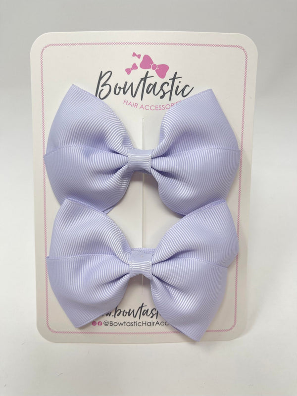 3.5 Inch Twist Bow - Lilac Mist - 2 Pack