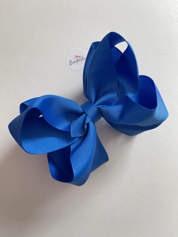 5 Inch Double Bow - Royal Blue