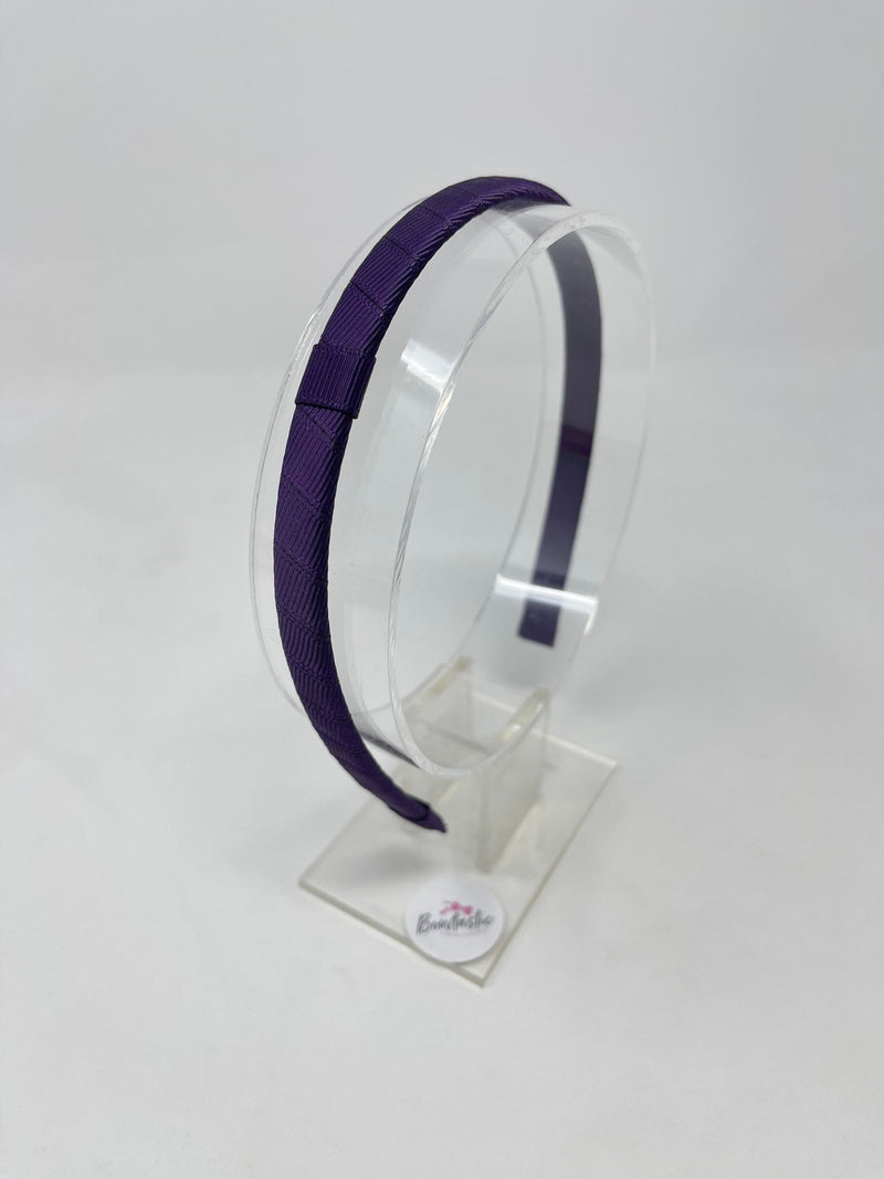 Interchangeable Alice Band - Plum