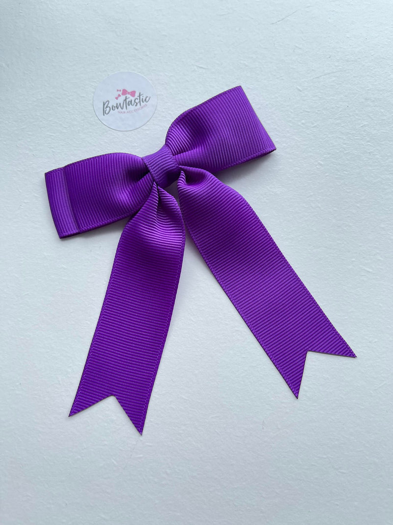 3.5 Inch Tail Bow - Ultra Violet