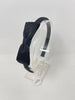 3 Inch Flat Bow Alice Band - Black
