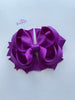 3.5 Inch Ring Bow - Ultra Violet