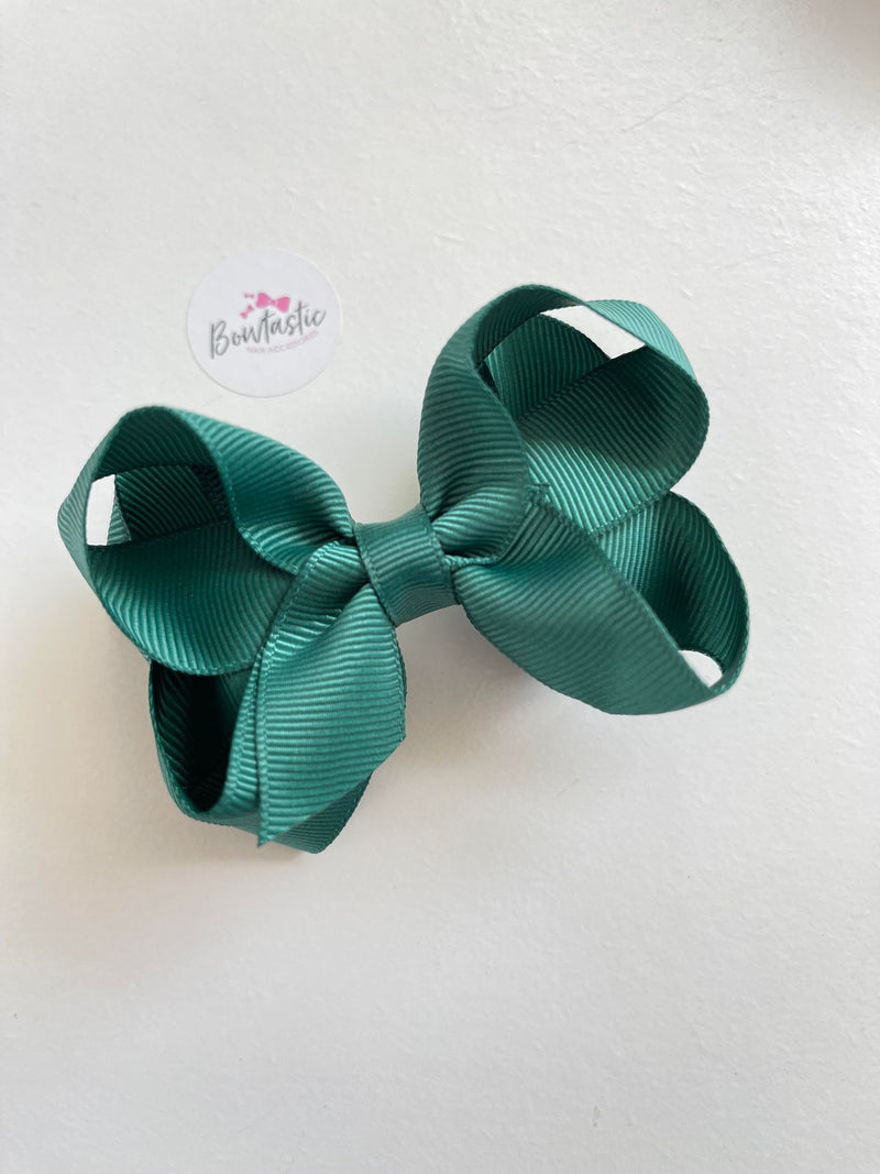 3.5 Inch 2 Layer Bow - Hunter Green