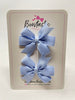 2.75 Inch Pinwheel Bow - Bluebell - 2 Pack
