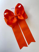 4.5 Inch Tail Bow - Russet Orange
