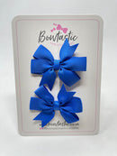 2.75 Inch Pinwheel Bow - Royal Blue - 2 Pack